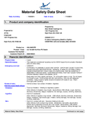 Technical data sheet 1
