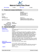 Material Safety Data Sheet