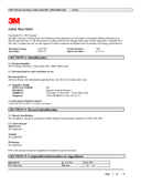 Material Safety Data Sheet