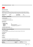 Material Safety Data Sheet