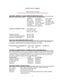 Safety data, CP16130DKWAL