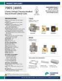 Technical data, 700S-US3138-KD