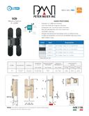 Technical data, C929BLK