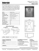 Technical data, E-415