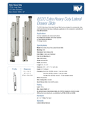 Technical data, 8520P 18