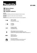 User manual 1, DC10WB