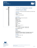 Technical data, 1175P ZC 22-5/8