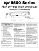 Technical data, 8500-92 18