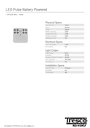 Technical data, L-HPULSE-WNI-1