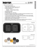 Technical data, Q-350-BL