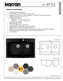 Technical data, QT-711-BL-PK1