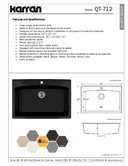 Technical data, QT-712-CN-PK1