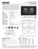 Technical data, QU-810-WH