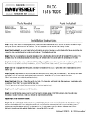 User manual 1, T-LOC-1515-10DS