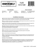 User manual 1, T-LOC-1515-16