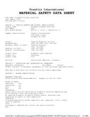Safety data, 5062
