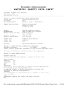 Safety data, 9106
