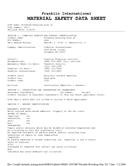 Safety data, 3817