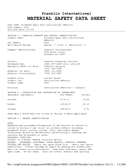 Safety data, 5262