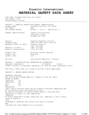 Safety data, 5176