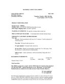 Safety data, 7709TG-05