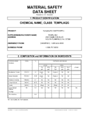Safety data, TL-THIN