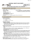 Safety data, SP8013C