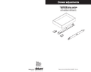 Drawer Adjustments