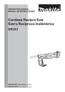 Makita GRJ03 Instruction Manual