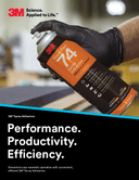 Brochure, 1074 Foam and Fabric Adhesive, Water Based, Low VOC, Clear, 8.2 oz Aerosol Canister