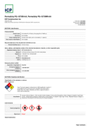 Safety data, Permagrip PG-107XM Aerosol Contact Adhesive, Clear, 12.75 oz