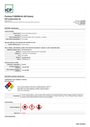 Safety data, Formica F-200XM Aerosol Contact Adhesive, Clear, 12.75 oz