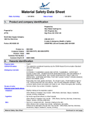 Material Safety Data Sheet