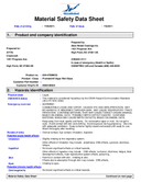 Technical data sheet 1