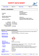 Material Safety Data Sheet