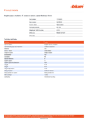 Technical data, 02518533