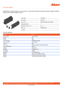 Technical data, 09371028