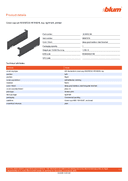 Technical data sheet 1