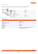 Technical data, 01069731