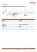 Technical data, 01755218