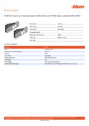 Technical data, 01723404