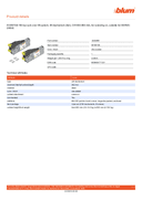 Technical data sheet 1