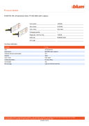 Technical data sheet 1