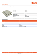 Technical data sheet 1