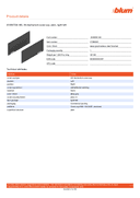 Technical data sheet 1