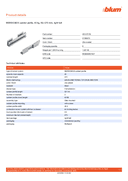 Technical data, 01559470