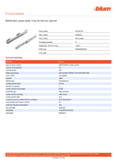 Technical data, 04563616