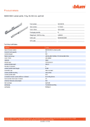 Technical data, 01772027