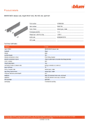 Technical data, 05252842