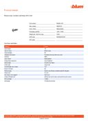 Technical data sheet 1